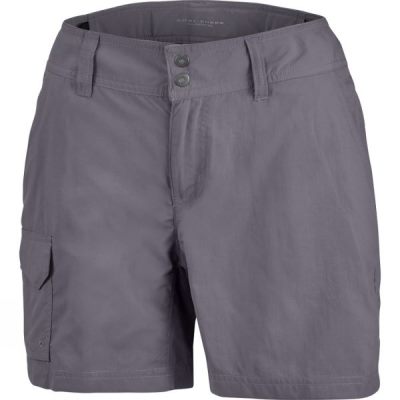 Pantalones Cortos Columbia Silver Ridge Mujer - Gris - Chile GXB325497